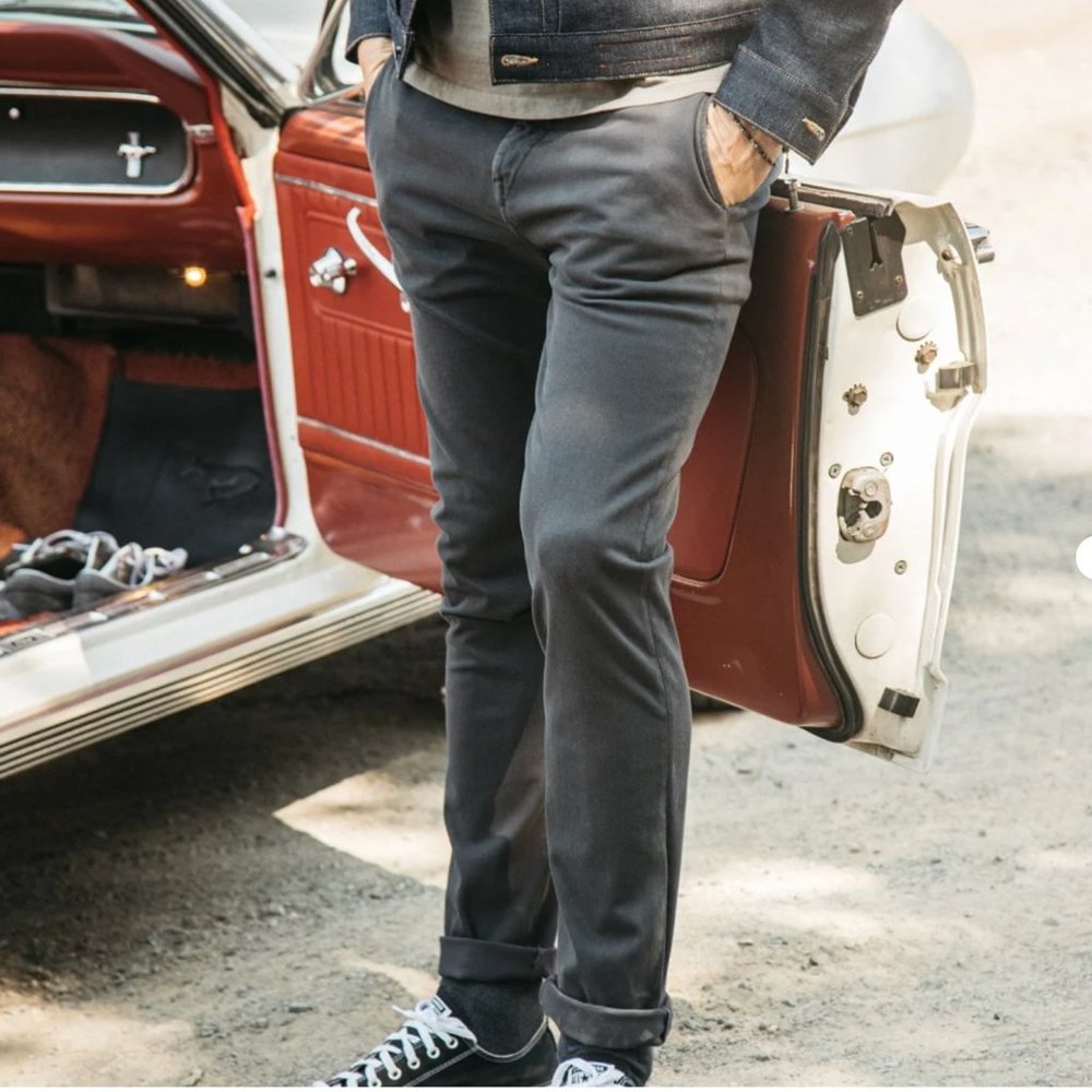 The Axe Denit Chino - Charcoal